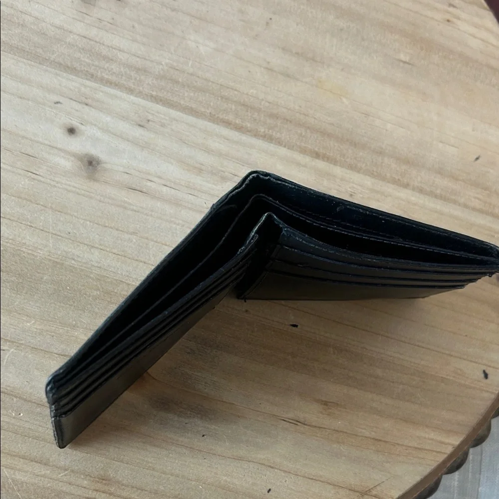 Salvatore Ferragamo Vintage Black Soft Leather Bifold Wallet